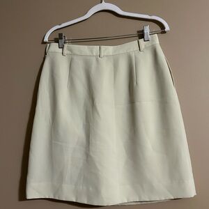 Astra Cream A-Line Skirt with built in shorts